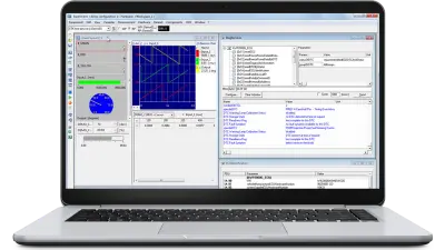 Screenshot of ODX-Link interface in INCA, showing diagnostic tools for ECU calibration and measurement, including graphs, ECU parameters, and diagnostic controls.
