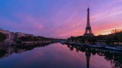 Paris sunset