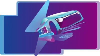 Illustration for the empowering electric motion campagne