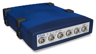 이미지는 ES592 ECU 및 버스 인터페이스 모듈의 다이어그램을 보여줍니다.